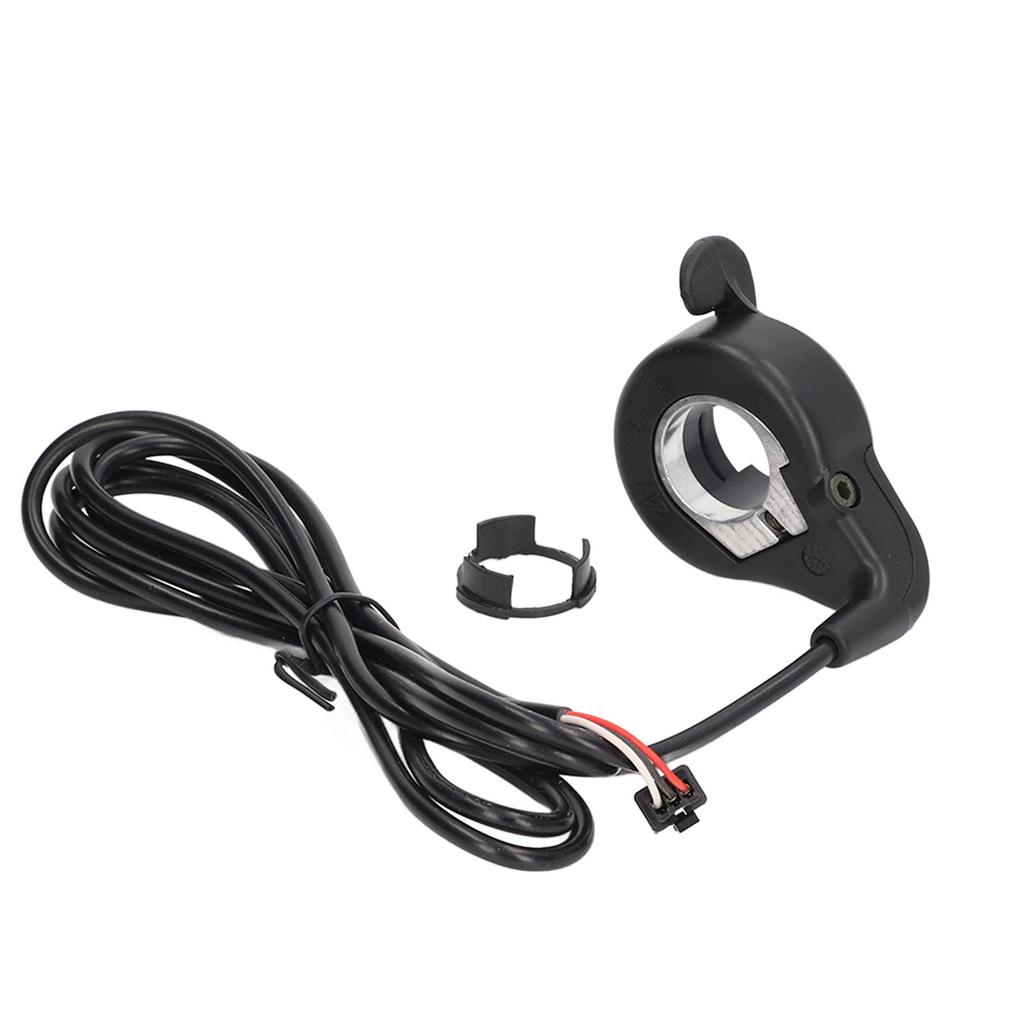 E Bike Throttle Durable ABS Metal Easy Operation SM Plug E Bike Thumb Accelerator For 24V 36V 48V