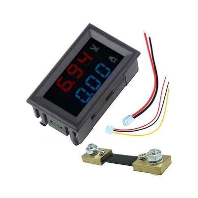 DC 100V 100A Вольтметр Амперметр Вольт Ампер Метр Тестер Напряжения Тока с Шунтом
