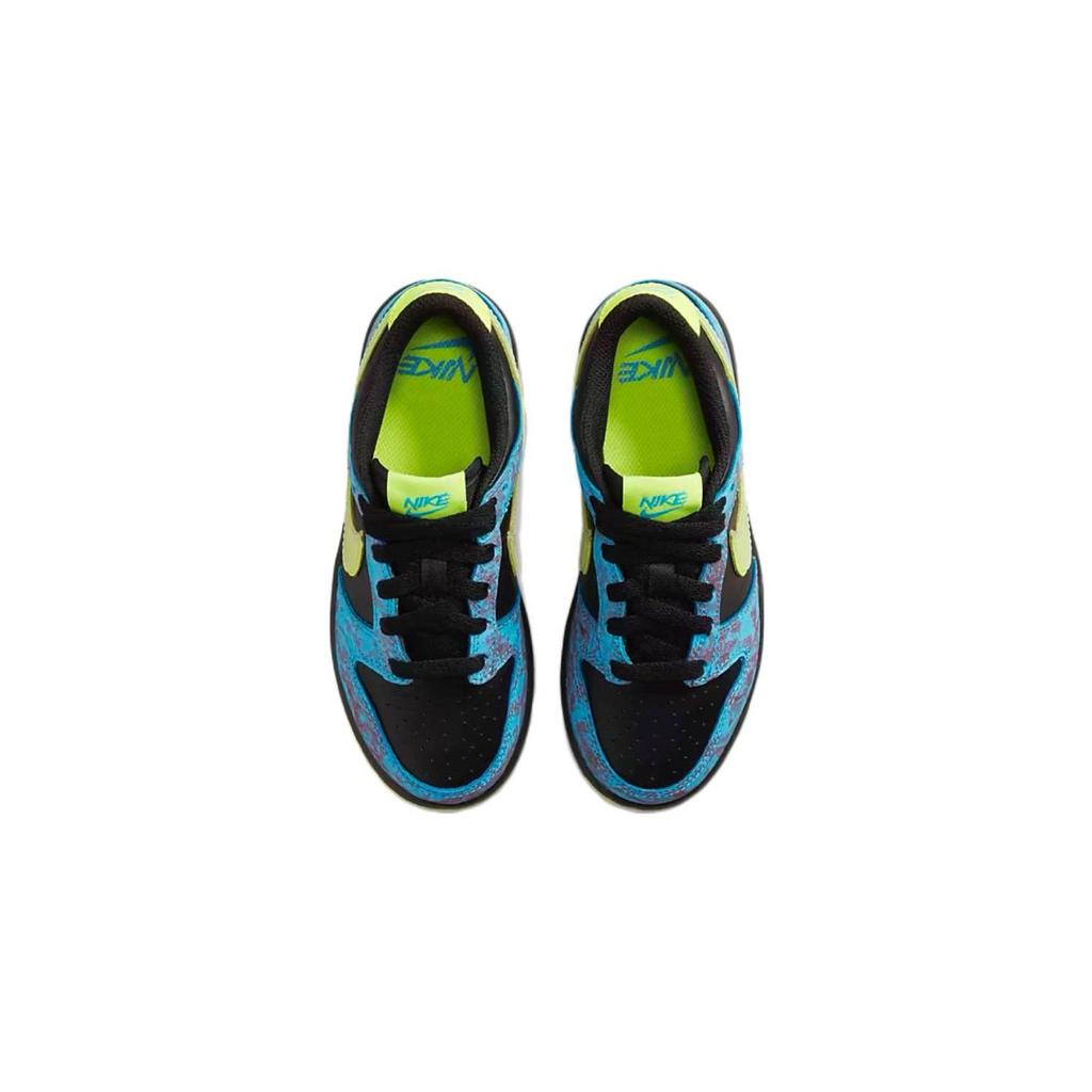 Nike Детские кроссовки Dunk Low SE PS Lets Dance Разноцветные Черный Балтийско-Синий DV1695-900