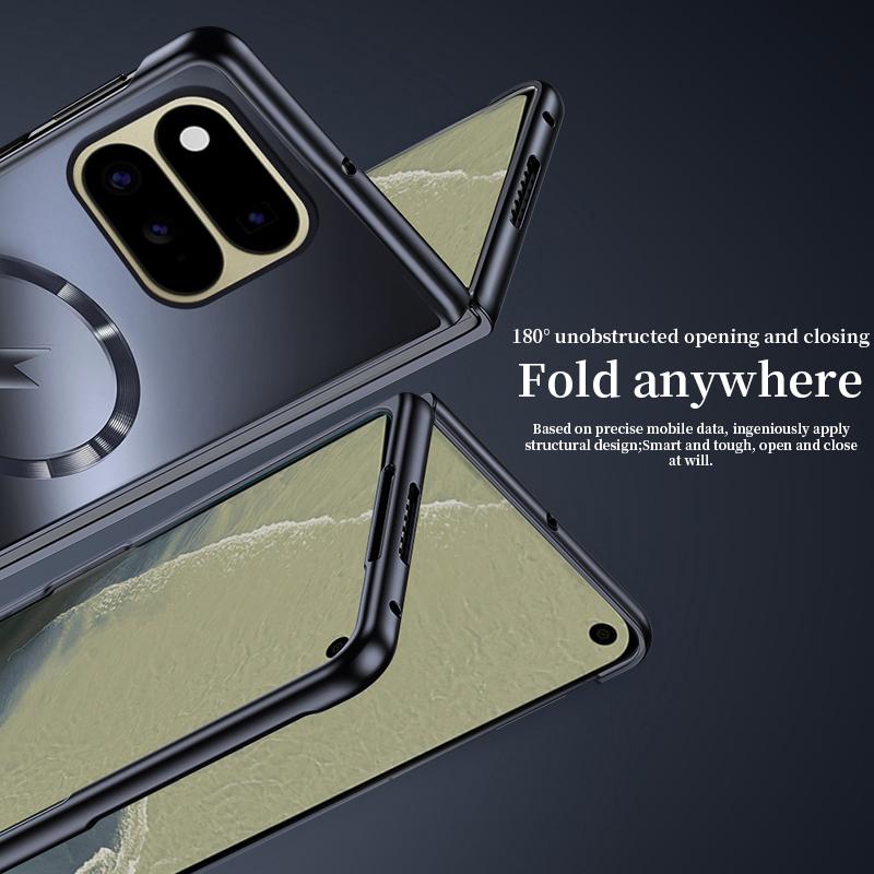 Для MagSafe Магнитная Зарядка Чехол для Телефона Для Google Pixel 9 10 11 Pro Fold Металлический Жесткий ПК Ударопрочный Защитный Чехол