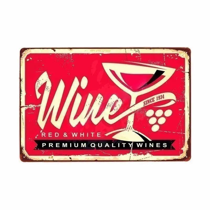 Cold Beer Rhum Vintage Metal Sign Tin Decor Plaque Decor Pub Cafe Brewery Wine Rum Wall Art Posters Metal Signs Decorative Plate