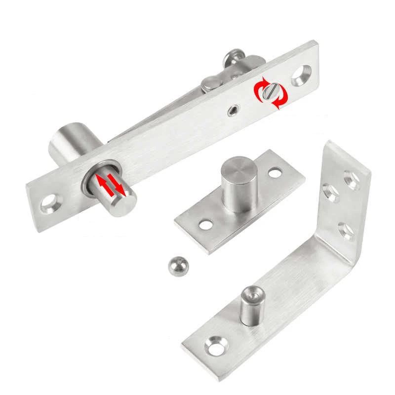 1Set Heavy Stainless Steel Hinged Door Connector Drawer Furniture Cabinet Accessories Silvery Hinge Hardware