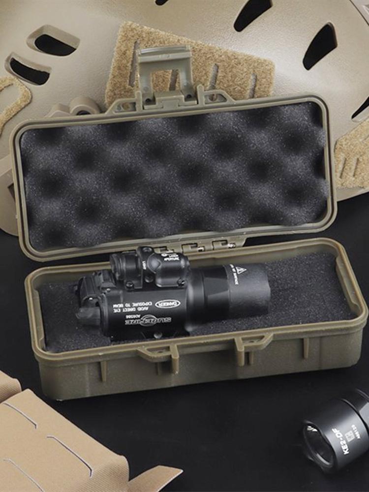 Портативный ящик для хранения с губчатым запечатанным амортизирующим ящиком, водонепроницаемый защитный чехол для инструментов и приспособлений