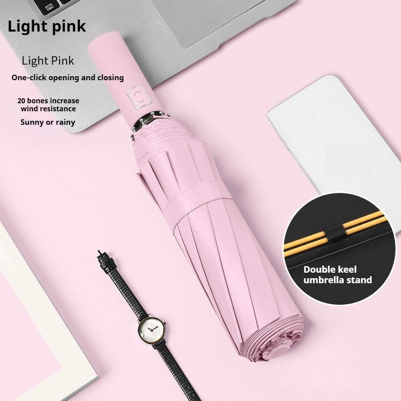 Полностью автоматический двойной большой зонт складной зонт от непогоды и дождя зонт от солнца зонт от солнца зонт 24 кости