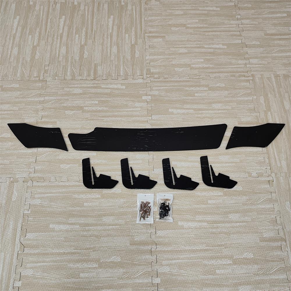 Rear Bumper Lip Spoiler Diffuser Splitter Lip Side Protector Body Kit For VW Polo MK6.5 Base Standard Version 2022-2024 Tuning
