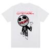 Модная летняя женская мужская футболка Музыкальная группа Gorillazs Панк-рок Принт 90-е Высококачественный хлопок Короткий рукав Оверсайз Футболка