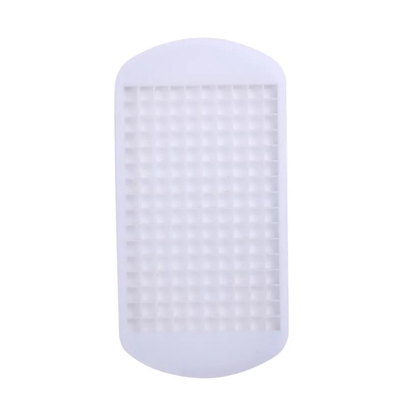 160 Grid Mini Silicone Ice Tray Ice Cubes Foldable Ice Mold Breaker Grid Tray Small Square Mold Maker Silicone Mold