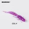 BEARKING Good Larva Soft Lures 5cm 0.8g 15pcs Fishing Artificial Silicone Bass Pike Minnow Swimbait Jigging Plastic Baits Worm