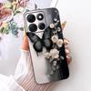 For Motorola Moto G86 Power Cute Flower Butterfly Cat Painted Case For Moto G86 G86Power Black Silicone Soft Phone Cases