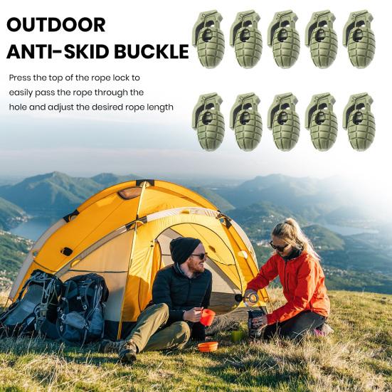 10 шт. пластиковые пружинные замки для шнура для паракордов, сменный шнурок, стопор, шнуровые тумблерные застежки для очков для банджи-плавания, эластичные зажимы для шнурков