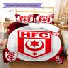 Постельное белье с узором Hallescher FC, Комплект с одеялом, Пододеяльник, Наволочка, Домашний подарок на день рождения (1 пододеяльник + 2 наволочки, без наполнителя)