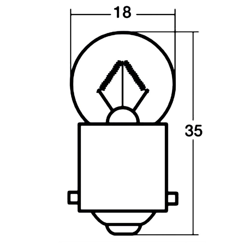 Stanley Electric Forklift Light Pack of A4187 (STANLEY) Bulbs, 48V10W, 10,