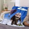 1pc, Up Home Decor Balloon House Blanket Outdoor Throw for Couch, Bedroom, Living Room, Travel, Camping