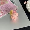 3D Pig Keychain Pendant Cute Cartoon Resin Charm Keyrings Personalized Hangings Keychain For Girls And Students