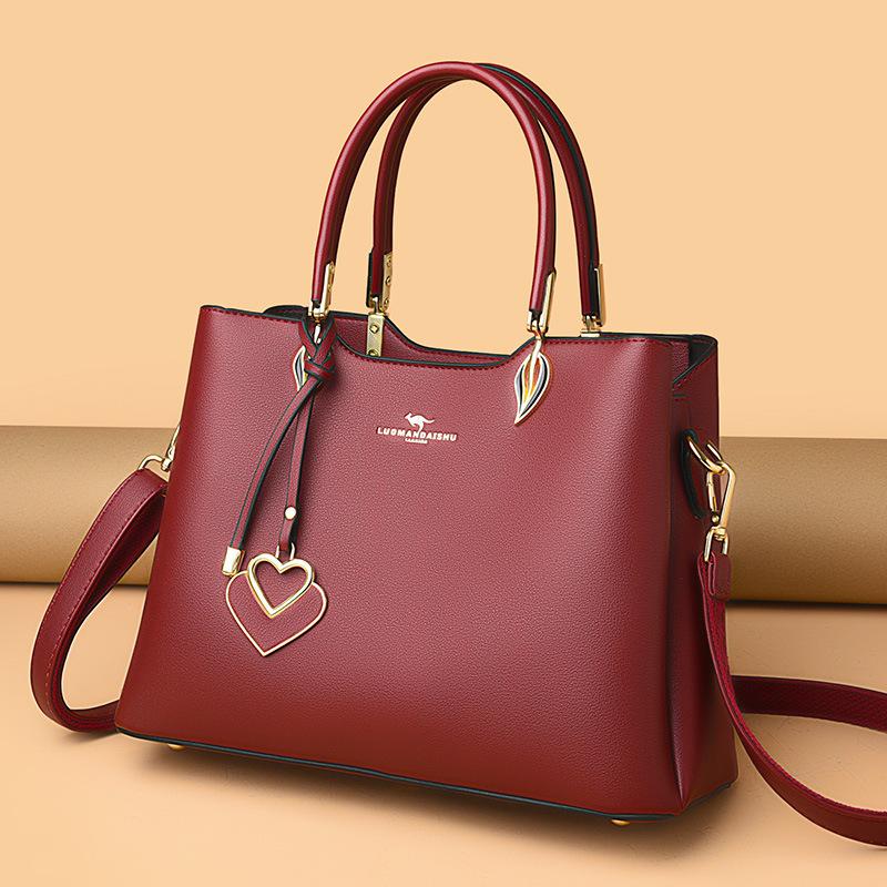 Women's bag 2026 new Korean fashion women's bag handbag versatile multi-layer shoulder messenger bag