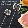 Digital Candy Thermometer with Pot Clip Instant Read Food Thermometer for Cooking Baking And Candy Making Stainless Steel Probe LCD Display Easy To