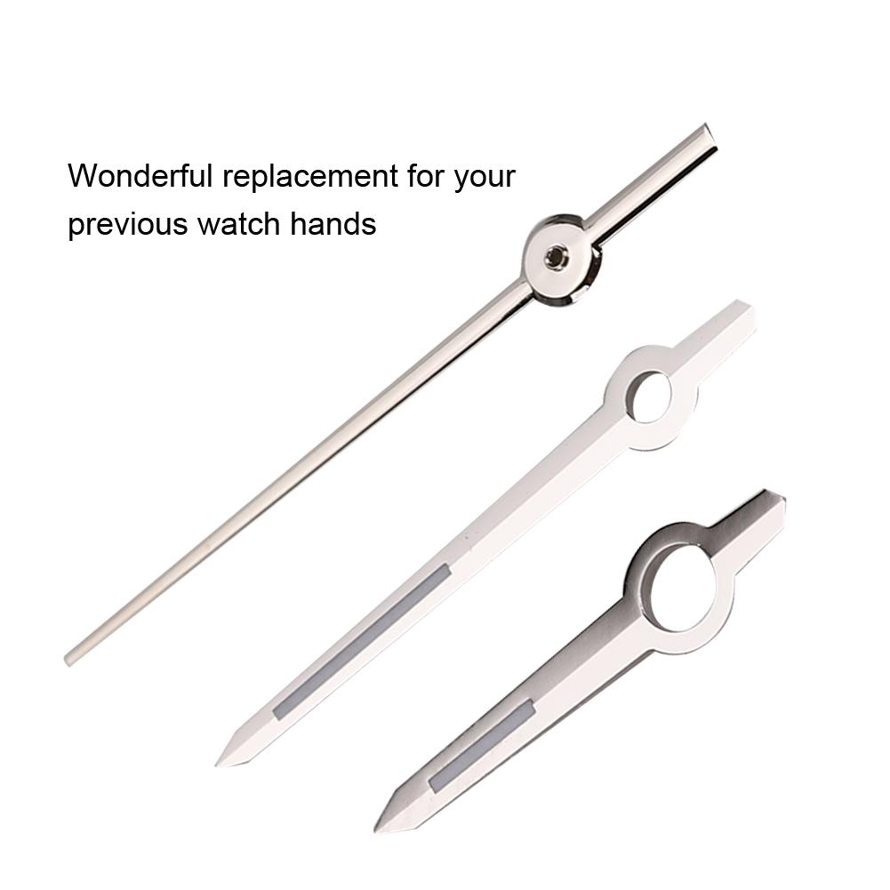 3169 Silver Watch Hour Minute Second Hands Watch Needles Fit for ETA2836 Movement Male Watch