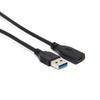 0.2m Type-C Female To USB 3.0 Male Data and Charge Extension Cable for Macbook Chromebook Pixel