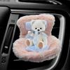 Doll Car Safety Seat with Air Vent Clip And Scented Chips Microfiber Doll Seat Car Ornament for Dolls Fans Collectors