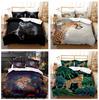 Leopard Bedding Quilt Cover Household Bedding Animal Quilt Cover and Pillowcase AU Queen Single/double Bed Full Size Household Clothes