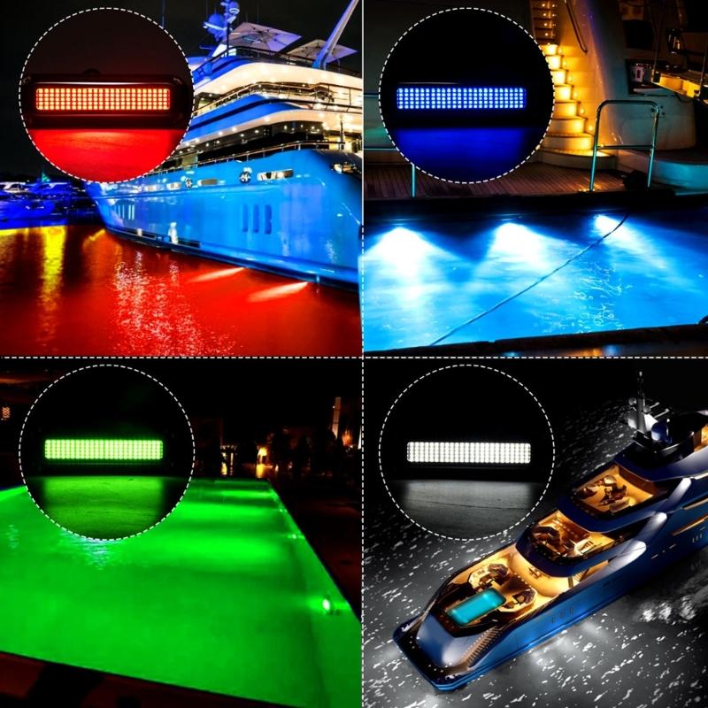 Marine Boat Light,, Utility Led Interior Light For Boat Deck Courtesy Transom Cockpits Light, 10-30V Waterproof Light