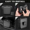 ZUKIDA Car Trash Car Storage Case Car Trash with Lid Built-in Storage