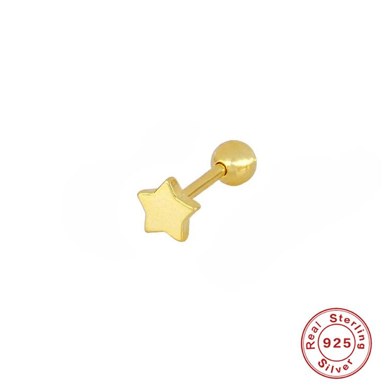 European and American 925 Sterling Silver Piercing Stud Earrings, Earrings, Female Male Devil Nails 2026