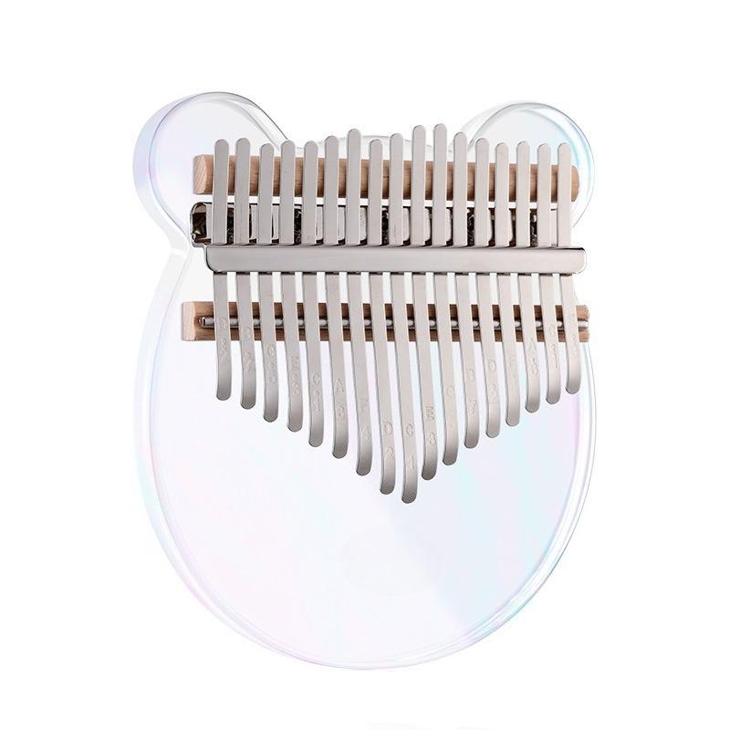 Кристальная Thumb Piano 17 тонов Калимба Акриловая Thumb Piano Пальцевое пианино Музыкальные инструменты