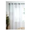 Voilage - Linwood - Blanc - 140 x 260 cm - 100% Polyester - 8 Œillets en Métal
