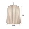 Nordic Creative Paper Origami Lantern Shade Hanging Lamp Cover Folding Pendant Light Shade for Living Room Chandelier Art Decor