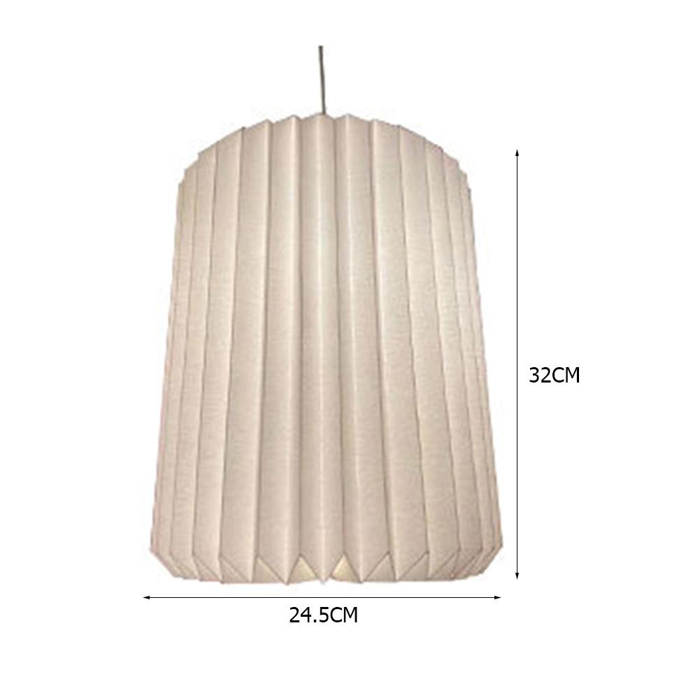 Nordic Creative Paper Origami Lantern Shade Hanging Lamp Cover Folding Pendant Light Shade for Living Room Chandelier Art Decor
