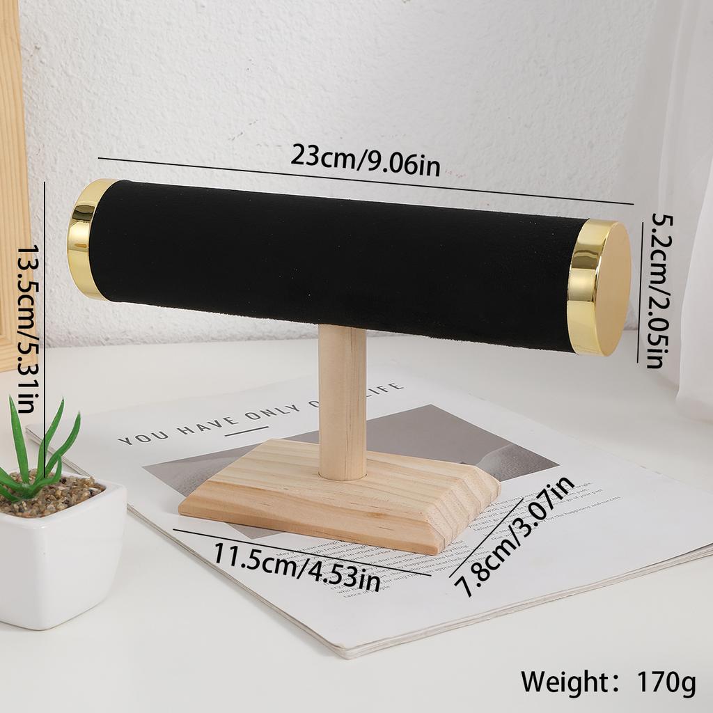 Jewelry Bracelet Display Stand Vertical T Bar Tower Organizer for Hair Band Home Organization Scrunchies Desktop Showcase