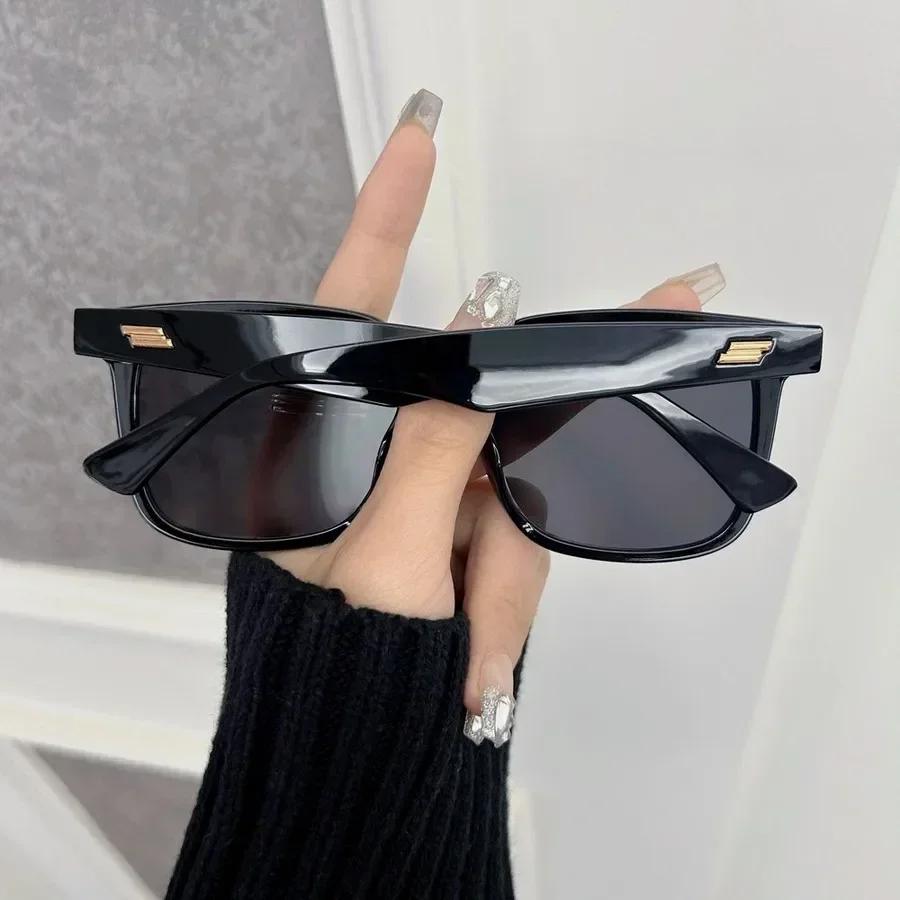 Квадратные Солнцезащитные Очки Женские Мужские Классические Винтажные Модные Очки для Личности Стильные Повседневные Минималистичные