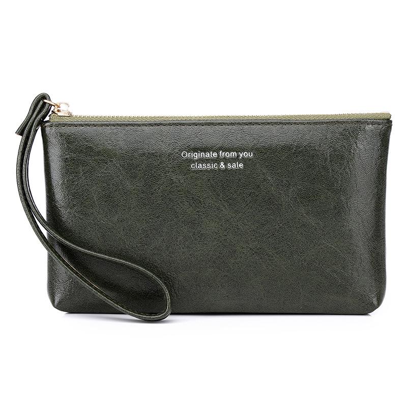 IELGY Женский кошелек большой емкости на молнии для хранения вещей