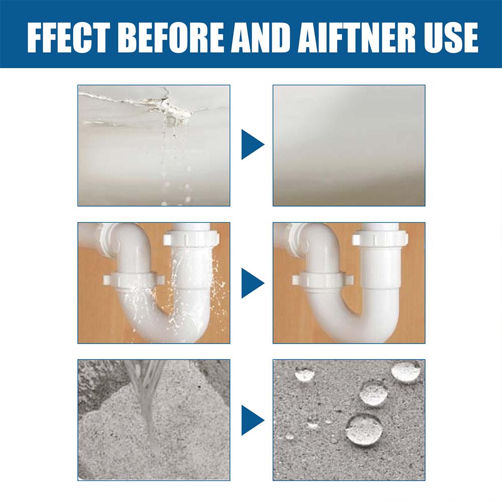 Полиуретановое водонепроницаемое покрытие Невидимая паста Герметик Клей Адгезив Ремонт Агент от протечек Дом Крыша Ванная Ремонт Заделка трещин