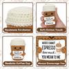 Funny Crochet Emotional Support Coffee Doll With Card Desktop Ornament Handmade Knitted Coffee Dolls Christmas Gifts Home Decor