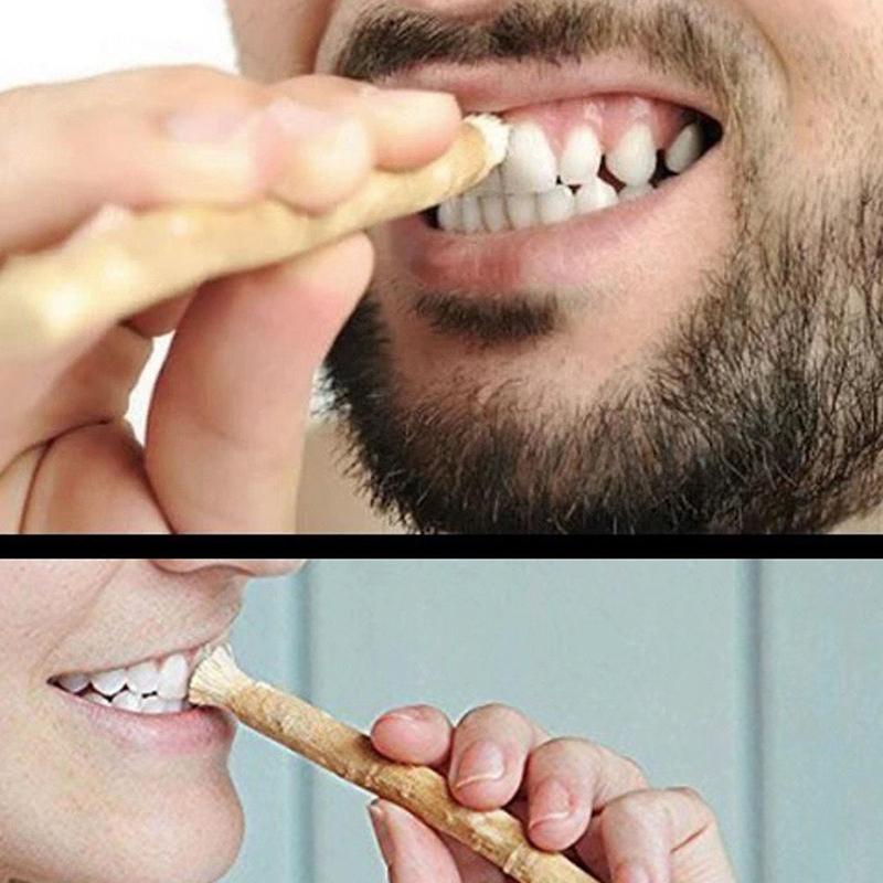 Miswak Натуральная зубная щетка Традиционный отбеливатель для зубов Мягкая дорожная ручная зубная щетка