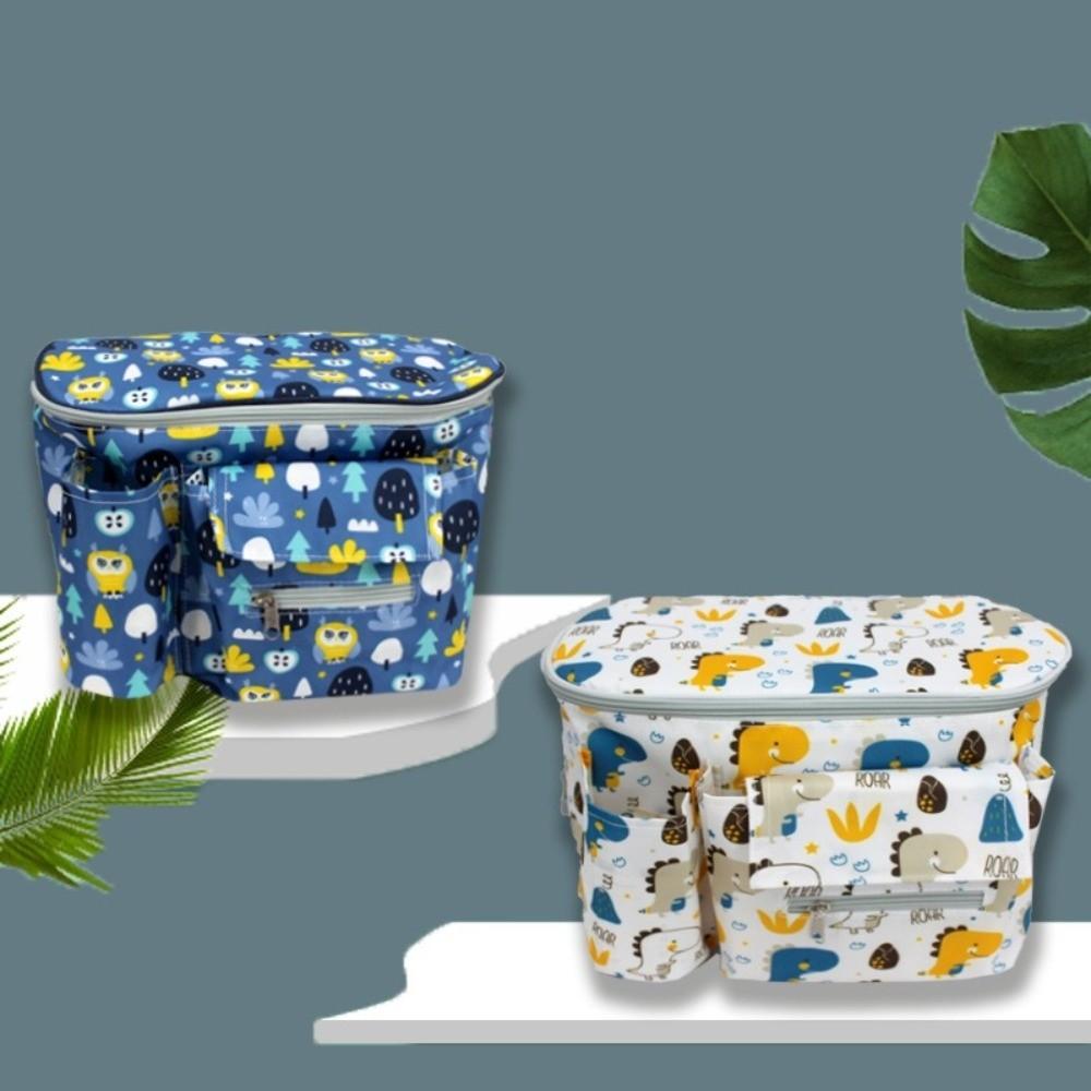 Сумка для подгузников большой вместимости, ткань Оксфорд, аксессуары для коляски, органайзер для коляски, для использования с прогулочной коляской