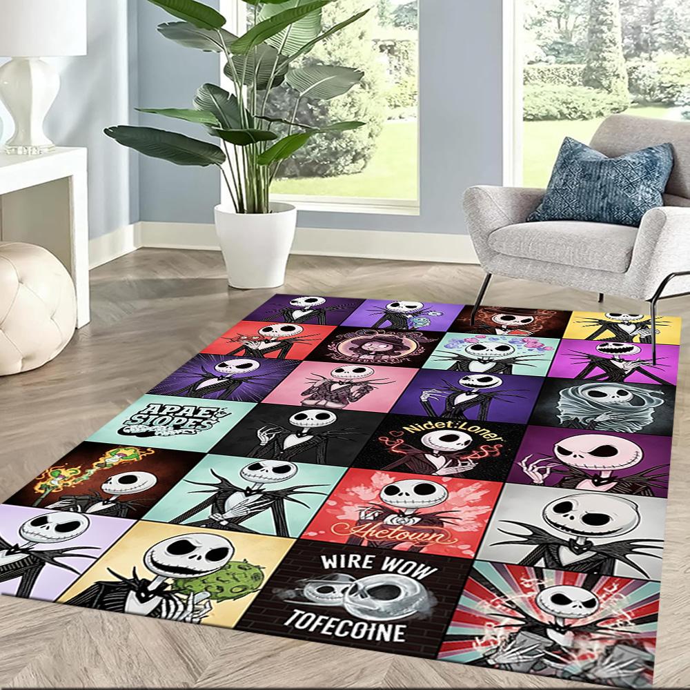 Christmas Nightmare Floor Mat Suitable for Dormitory Kitchen Entryway Foyer Antislip Carpet Decorate Offices Best for Christmas