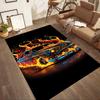 Neon Retro Car Night Drive Floor Mats for Living Room, Bedroom and Room Decoration Are Suitable for Gifts.