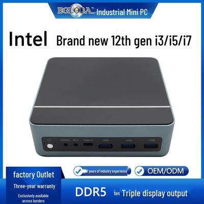 Мини-ПК 12-го поколения: i3/i5/i7, Тройной дисплей, Портативный офис и обучение