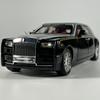 1:18 Модель автомобиля Rolls Royce Phantom Limousine из сплава Металлическая литая модель Транспортное средство для мальчика Высокая симуляция Миниатюрный Праздничный подарок Подарок для дома