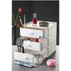 Органайзер с 3 ящиками для украшений, макияжа и косметики, органайзер для офисного стола, белый