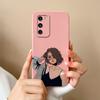 For Huawei P40 Pro Case Cute Cat Soft Liquid Silicone Full Coverage Anti Drop Bumper For HuaweiP40 P 40 P40Pro Candy Funda Shell