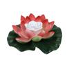 Decoration Floating Buddhist Prayer Wishing Lamp Fountain Pool Pond Lamp Lotus Lamp Flower Light