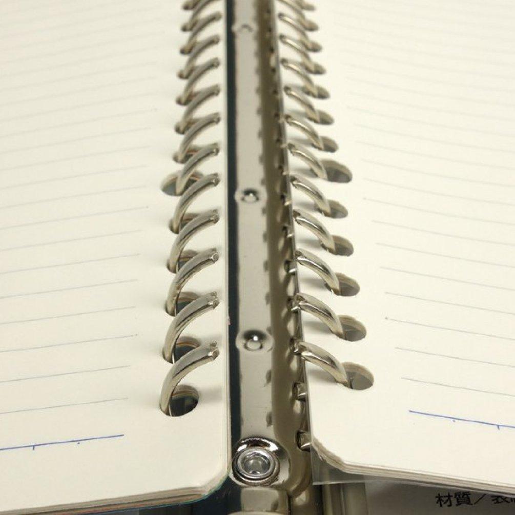 KOKUYO Campus Maximum 100 Loose-Leaf Binder, A5, 20-hole, Sheets, Green, RU-102G