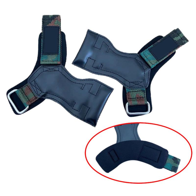 Non slip Straps Rubber Protector Hand Grips Gymnastics Fitness Weight Lifting Hand Grips