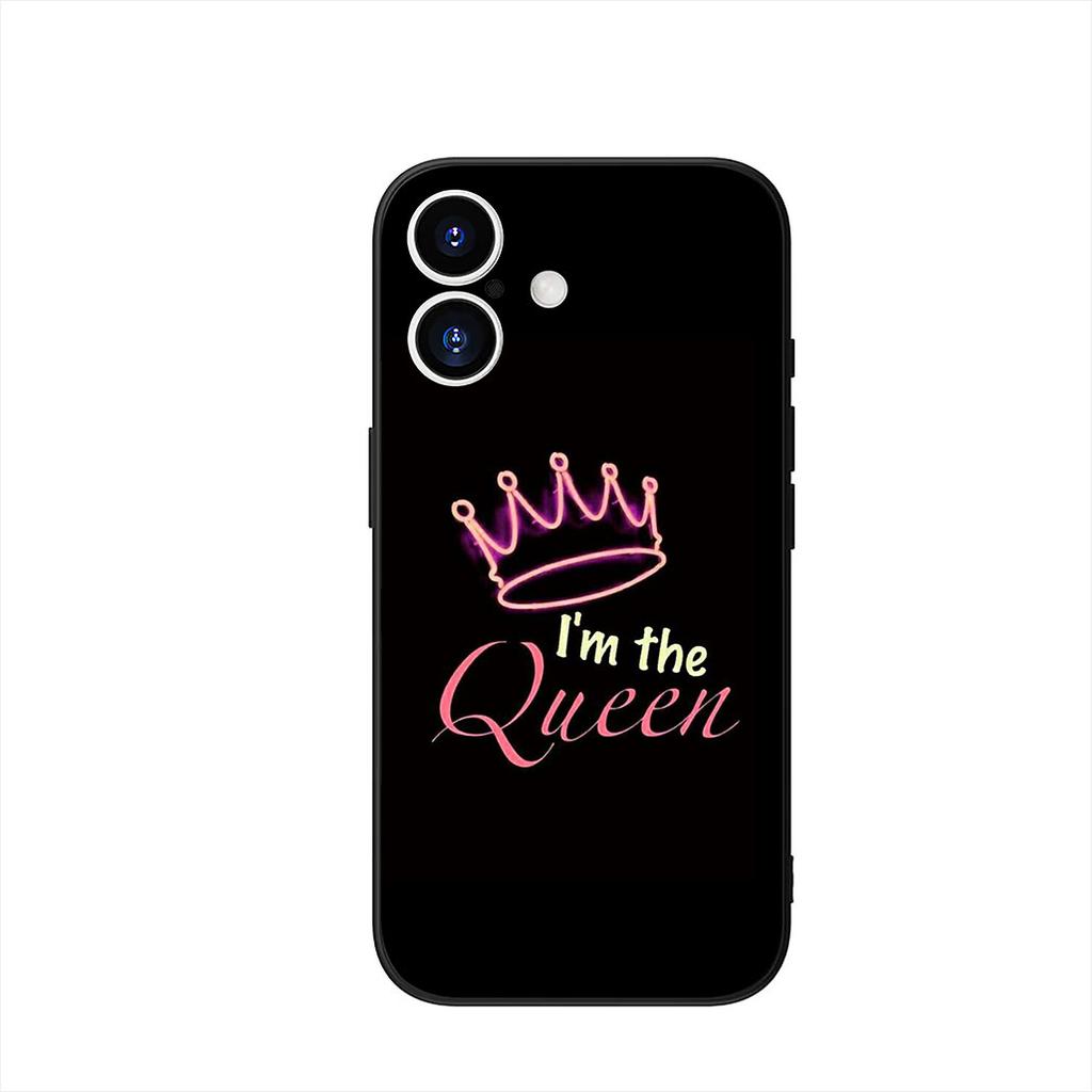 Чехол для Samsung Galaxy A55 A54 A25 A36 A17 A26 A35 A33 A34 A14 A37 S8 S9 S20 S21 FE S10 Plus Чехол Корона Король Королева золотой