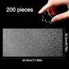 49/121/200/300Pcs Impossible Challenge Clear Blank Puzzle Relieve Stress Decompression Game