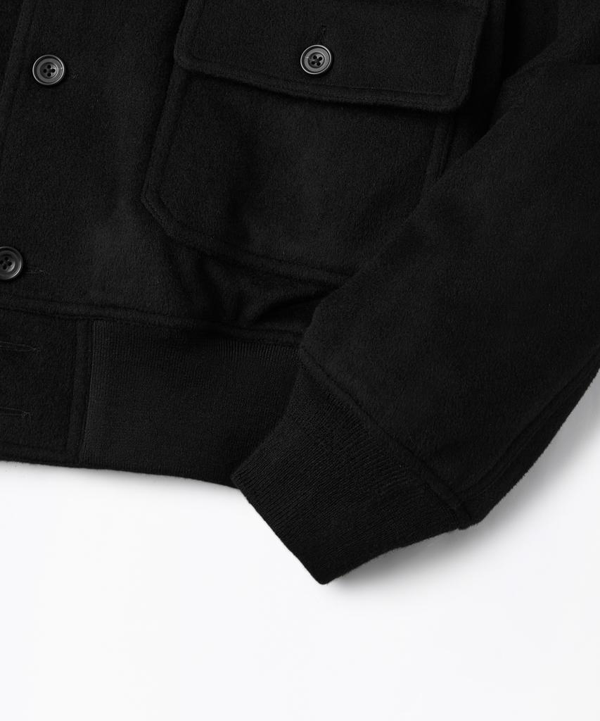 OUTSTANDING Wool A-1 Jacket_Black